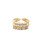 Sorrelli CRYSTAL- Crystal Studded Stacked Ring ~ RFM53BGCRY | Adare's Boutique