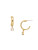 Sorrelli CRYSTAL - Sedge Huggie Hoop Earrings ~ EFM17BGCRY | Adare's Boutique