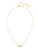 Sorrelli CRYSTAL- Crown Tennis Necklace ~ NFM31BGCRY | Adare's Boutique