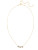 Sorrelli CRYSTAL- Triple Stud Tennis Necklace ~ NFM4BGCRY | Adare's Boutique