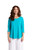 Bamboo Go To Classic T by Sympli--T22110R-Turquoise-Front View|Adare's Boutique