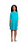 Bamboo Nu Trapeze Dress -Elbow Sleeve by Sympli-T28174-Turquoise|Adare's Boutique