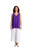 Bamboo Reversible Go To Tank by Sympli-T21198-Violet-V Neck-Front View|Adare's Boutique
