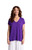 Bamboo V Neck Slit Sleeve Top by Sympli-T22337-Violet|Adare's Boutique