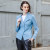 Liquid Leather™ Signature Jacket -Sky Blue- By Clara Sunwoo (JK161-BLUE) | Adare's Boutique