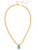 Sorrelli SUMMER BLUE DELITE- Emerald Rope Chain Pendant Necklace ~ NCT110BGSBD | Adare's Boutique