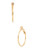 Sorrelli DARK CHAMPAGNE- Mini Serafina Hoop Earrings ~ EFJ1BGDCH | Adare's Boutique