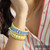 Sorrelli LIGHT TOPAZ DELITE - Octavia Stretch Bracelet ~ BFM30BGLTD | Adare's Boutique