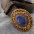 MICHAL GOLAN ~ Lapis and Tiger's Eye Belt Buckle ~ BB150 