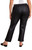 Onyx Narrow Pant Midi by Sympli~ Plus Size-VL2701G-Onyx-Back View