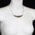 Michal Golan EMERALD - Thin Crescent Necklace ~ N4357 | Adare's Boutique