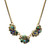 Michal Golan EMERALD - Swirl III Necklace on Multi Tone Chain ~ N3726 | Adare's Boutique