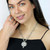 Michal Golan ICY DREAMS - Spiked Circle Pendant Necklace ~ N2837 | Adare's Boutique