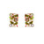 Michal Golan PEARL BLOSSOM - Rectangle Earrings ~ S6478 | Adare's Boutique