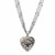 Michal Golan SILVER LINING- Heart Necklace I ~ N4456 | Adare's Boutique