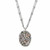 Michal Golan SILVER LINING- Oval Necklace I ~ N4462 | Adare's Boutique