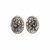 Michal Golan SILVER LINING- Oval Post or Clip On Earrings ~ S8536 | Adare's Boutique