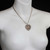 Michal Golan ROSE QUARTZ- Large Heart Necklace ~ N4380 | Adare's Boutique