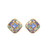 Michal Golan BELLA - Diamond Shape Post or Clip On Earrings ~ S8542 | Adare's Boutique