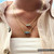 Sorrelli FROSTED AQUAMARINE - Bindi Pendant Necklace ~ NFL13BGFAQ | Adare's Boutique