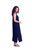 Reversible Slit Tank Dress by Sympli-28160-Navy-Side View | Adare's Boutique