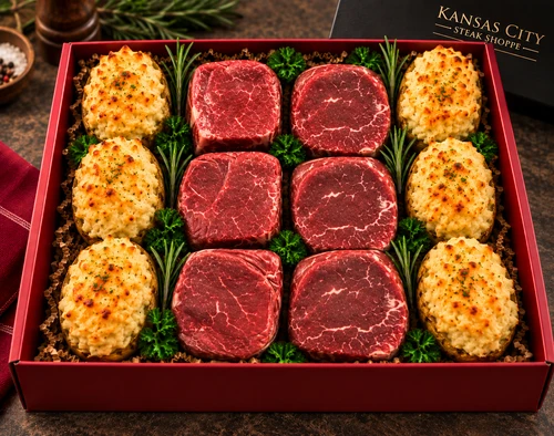 6 Filet Mignons with FREE Twice-Baked Potatoes