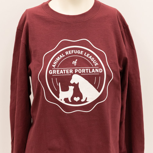 Long Sleeve T-Shirt: Maroon