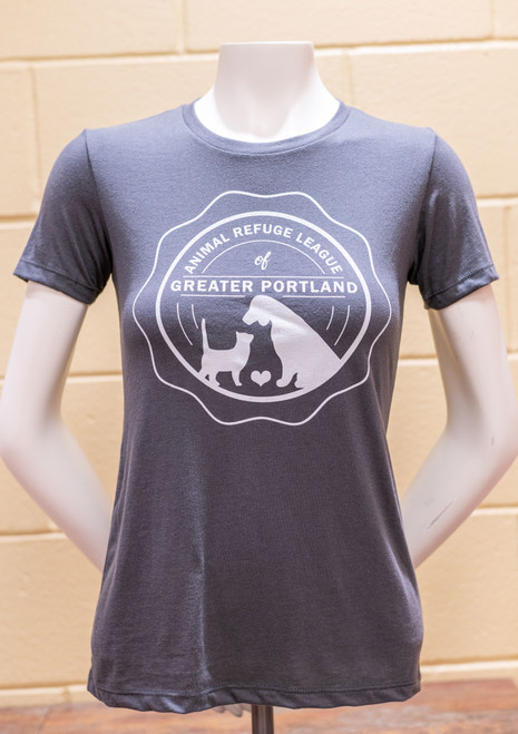 Women's Logo T-Shirt: Dark Grey