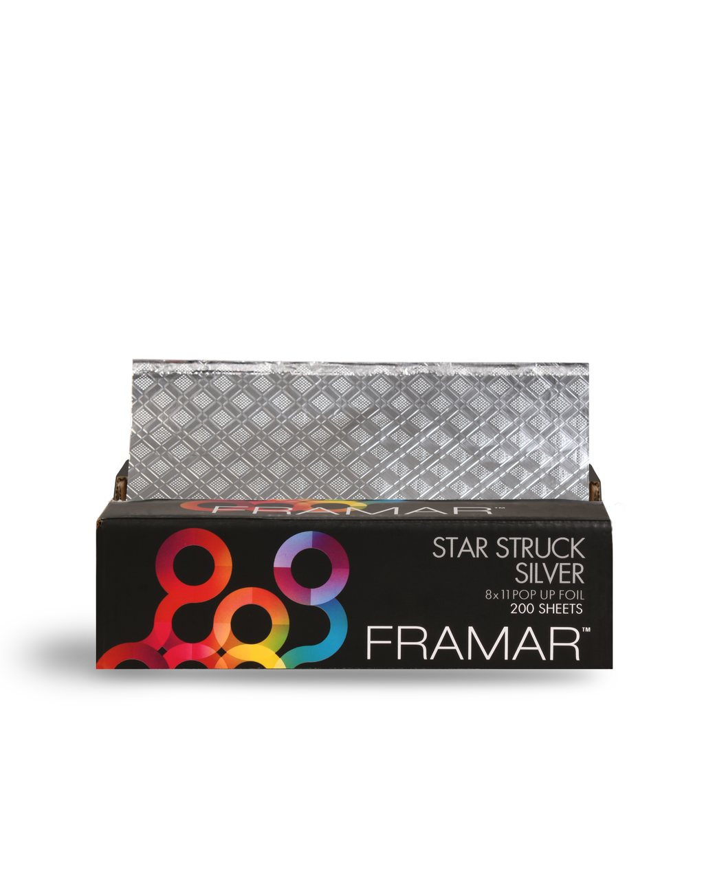 Framar Star Struck Silver Embossed Foil Roll - Medium 320 ft.