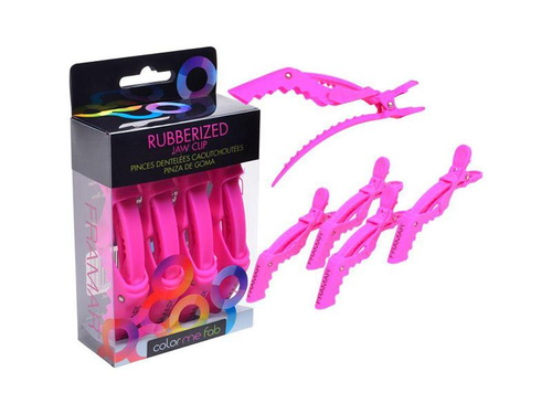 Framar Pink Gator Grip Clips - Set of 4