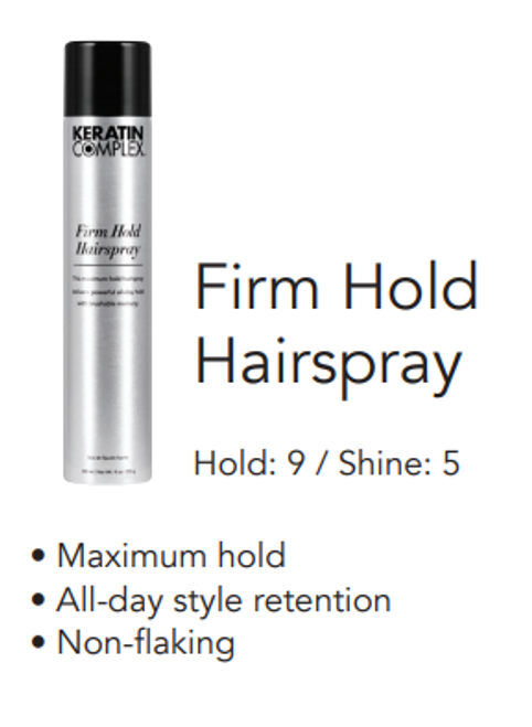 Keratin Complex STYLE NEW Firm Hold Hairspray 9oz