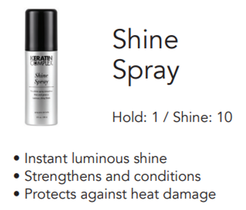 Keratin Complex STYLE NEW Shine Spray 3oz