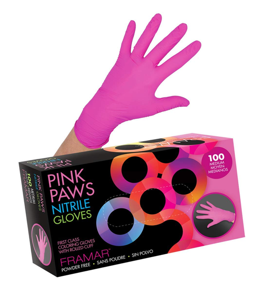 Framar Gloves - Medium Pink Paws Glove