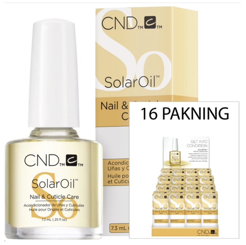 Cnd Cuticle Solaroil Display 0.5oz (x16)