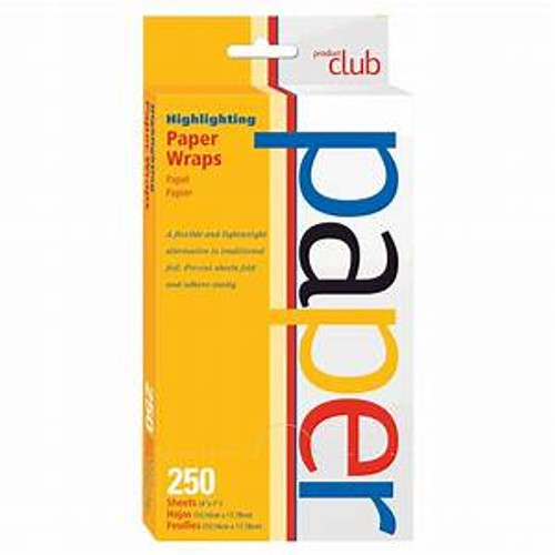 Product Club 250 4" x 7" Paper Wraps