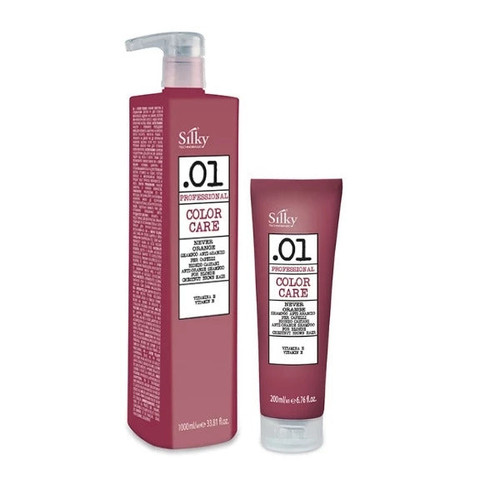 Silky Never (Orange) Toning Shampoo 32oz/1000ml