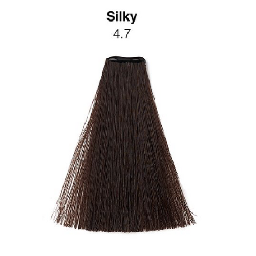 Silky Permanent Color 4-7 Brown 3.4oz