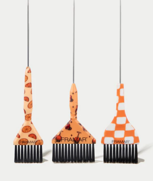 Framar Puttin On The Spritz Pin Tail Brush Set 3pack