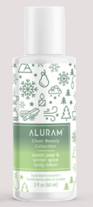 Aluram Sweet Pear & Winter Spice Body Lotion 2oz