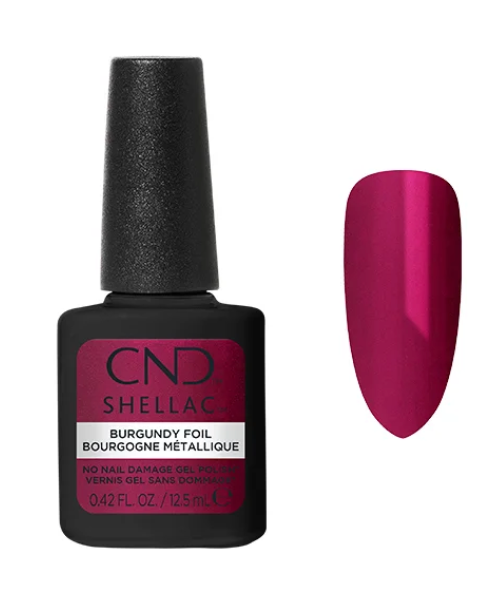Cnd Shellac Burgundy Foil 0.42oz