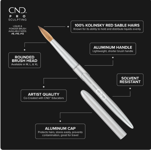 Cnd Pro Sculpting L&P Round Brush #12
