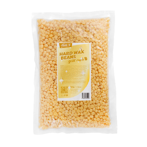 NudeU Hard Wax Beans Gold Rush 500g/17.6oz