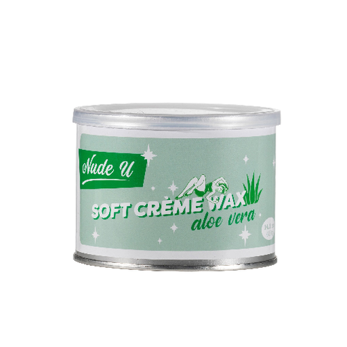 NudeU Soft Creme Wax  Aloe Vera 400g/14.1oz