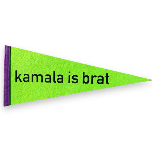 Kamala is brat pennant