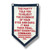 photo of banner with Orwell quote written on it