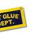 photo of banner that says Hot Glue Dept.