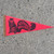 red pennant with black squirrel