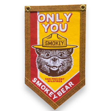 Smokey Bear Only You Red banner