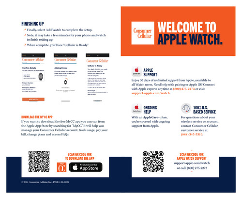 Apple Watch - Getting Started Insert Card (Pack)