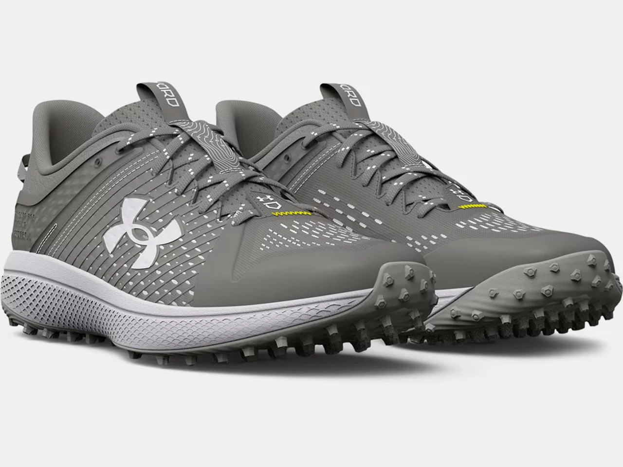 Under Armour Men's UA Yard Turf Shoes (Baseball Grey